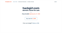 Desktop Screenshot of hackgirl.com